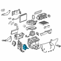 OEM Cadillac CTS Actuator Diagram - 22799392