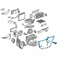 OEM 2017 Cadillac ATS Harness Diagram - 23406713