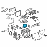 OEM 2014 Cadillac CTS Blower Motor Diagram - 84392186