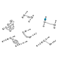 OEM 2015 Hyundai Equus Bush-Trailing Arm Diagram - 55543-3T200