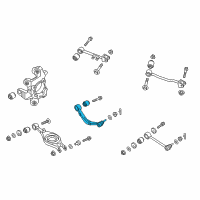 OEM Kia K900 Rear Arm Assembly-Rear Upper L Diagram - 551053N100