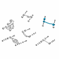 OEM 2015 Kia K900 Arm Assembly-Rear Trailing Diagram - 552703T100