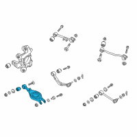 OEM 2016 Kia K900 Arm Complete-Rear Lower Diagram - 552103T550