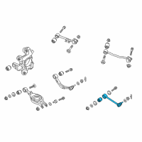 OEM Kia Arm Assembly-Rear Assist Diagram - 552503N000