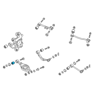 OEM 2014 Hyundai Equus Bush-Lower Arm, Rear Diagram - 55218-3T001