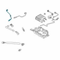 OEM 2018 Ford Mustang Front Oxygen Sensor Diagram - FR3Z-9F472-G