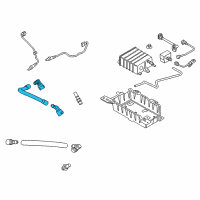 OEM 2020 Ford Mustang PCV Tube Diagram - GR3Z-6A664-A