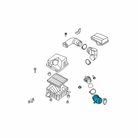 OEM 2007 Kia Sorento Hose Assembly-Air Intake Diagram - 281303E510