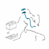 OEM 2014 Chevrolet Silverado 3500 HD Battery Cable Diagram - 22790288