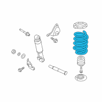 OEM 2014 Hyundai Santa Fe Sport Spring-Rear Diagram - 55330-4Z010