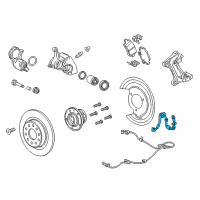 OEM 2016 Chevrolet Malibu Brake Hose Diagram - 84068589