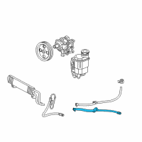 OEM 2010 Dodge Ram 1500 Power Steering Hose Diagram - 55398907AB