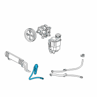 OEM 2010 Dodge Ram 1500 Hose-Power Steering Pressure Diagram - 68111673AB