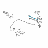 OEM Chevrolet Impala Frame Pkg, Windshield Wiper Diagram - 12368639