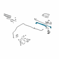 OEM 1999 Pontiac Grand Prix Wiper Transmission Diagram - 12336025