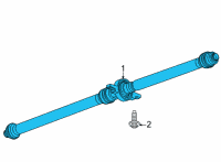 OEM 2021 Chevrolet Trailblazer Drive Shaft Diagram - 60004994