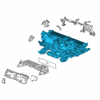 OEM 2020 Acura RLX Battery Set Diagram - 1D070-R9S-C10