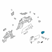 OEM Lincoln Tail Gate Switch Diagram - 8A8Z-74432A38-BA