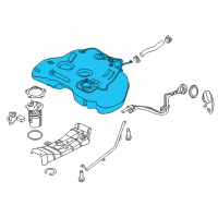 OEM 2017 Nissan Maxima Fuel Tank Assembly Diagram - 17202-3TA0C