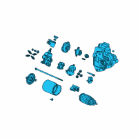 OEM 2012 Acura TSX Starter Motor Assembly (Sm-72001) (Mitsuba) Diagram - 31200-RL8-A01