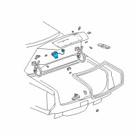 OEM 2002 Cadillac DeVille Latch Diagram - 10375633