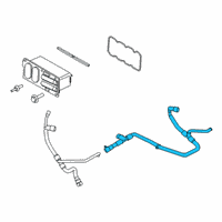 OEM 2018 Ford Escape Outlet Tube Diagram - F1FZ-8D030-D