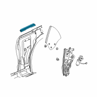 OEM 2004 Ford Mustang Weatherstrip Diagram - F4ZZ-76297B06-A