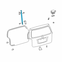 OEM Scion xB Lift Cylinder Diagram - 68950-12521