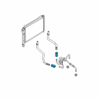 OEM Ford F-150 Inlet Tube Clip Diagram - 9L8Z-7Z465-A