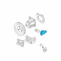 OEM 1996 Chevrolet Cavalier Engine Coolant Outlet Diagram - 24575189