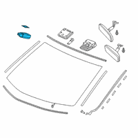 OEM 2020 Honda Odyssey SENSOR, RAIN & LIGHT Diagram - 38970-THR-A02