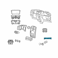 OEM Chrysler PT Cruiser Switch-Pod Diagram - 4602653AF