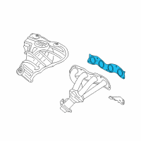 OEM Honda Civic Gasket, Exhuast Manifold (Nippon LEAkless) Diagram - 18115-PWA-004
