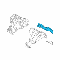 OEM 2005 Honda Civic Gasket, Exhuast Manifold (Nippon LEAkless) Diagram - 18115-PWA-004