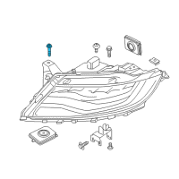 OEM 2015 Ford Edge Damper Upper Bolt Diagram - -W505428-S442