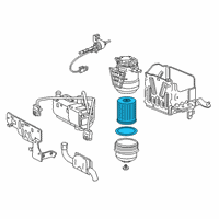 OEM 2019 GMC Terrain FILTER KIT-FUEL Diagram - 84428486