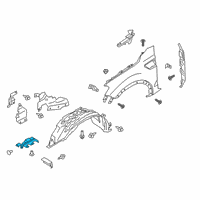 OEM 2020 Ford Ranger Front Shield Diagram - KB3Z-16055-A