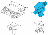 OEM 2022 Hyundai Ioniq 5 Sensor Assembly-Press Type Crash Diagram - 95930-S1000