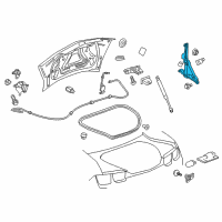 OEM 2014 Chevrolet Camaro Hinge Diagram - 92226384