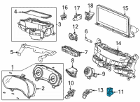 OEM 2015 Honda Accord Sw Assy, Trunk Mai Diagram - 35810-T2A-A01