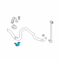 OEM 2021 Lexus RX350 Bracket, STABILIZER Diagram - 48827-0E050