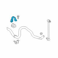 OEM 2020 Lexus RX350 Bracket, STABILIZER Diagram - 48824-0E050