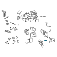 OEM 2002 Ford Crown Victoria Control Assembly Diagram - F8VZ-19E624-BC