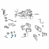 OEM Lincoln Town Car Tube Assembly Diagram - D9AZ-19A786-A