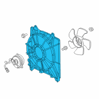 OEM 2017 Honda HR-V Shroud Complete Diagram - 19015-51B-H01