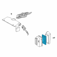 OEM 1998 Chevrolet S10 Filter Diagram - 19259086