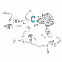 OEM 2006 Dodge Charger Hose-PCV Valve To Intake MANIFOL Diagram - 5037515AA