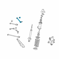 OEM 2008 Lexus IS F Rear Upper Control Arm Assembly No.2 Diagram - 48790-53030