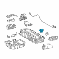 OEM 2017 Toyota Prius Sensor Diagram - 89892-47050