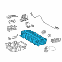 OEM 2022 Toyota Prius Prime Battery Assembly Hv Sup Diagram - G9510-47220